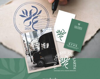 Branding Package for Business: Custom Logo Design Suite with Social Media and Print Assets
