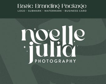 Mini Business Branding Package: Custom Logo, Submark, Watermark, Business Card