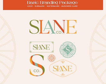 Custom Business Branding Package – Logo Design, Submark, Watermark, and Matching Business Card
