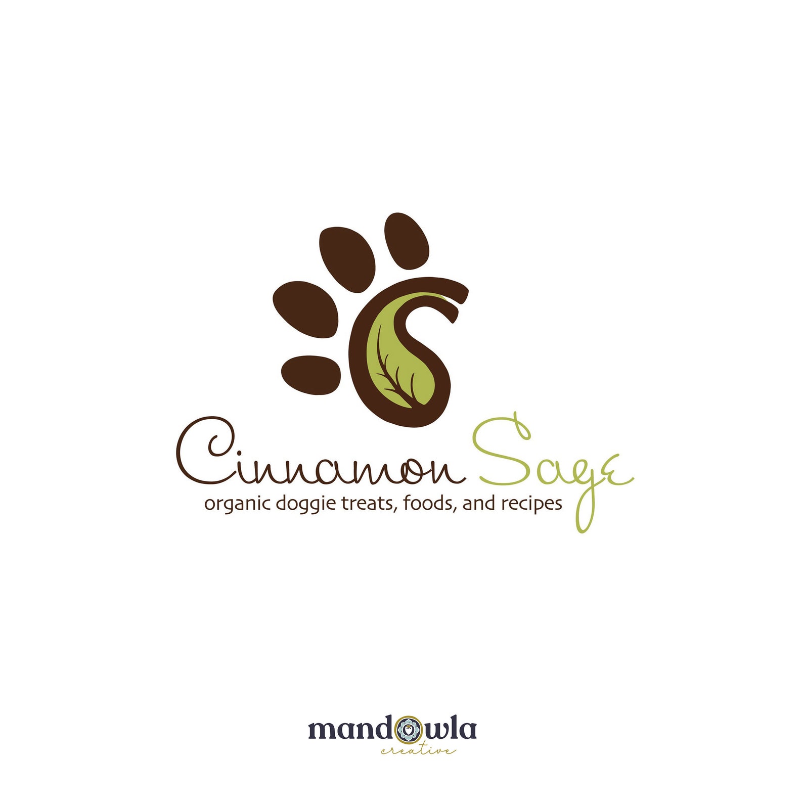 Dog Treat Logo Pet Bakery Logo Pawprint Logo Design Pet Etsy UK