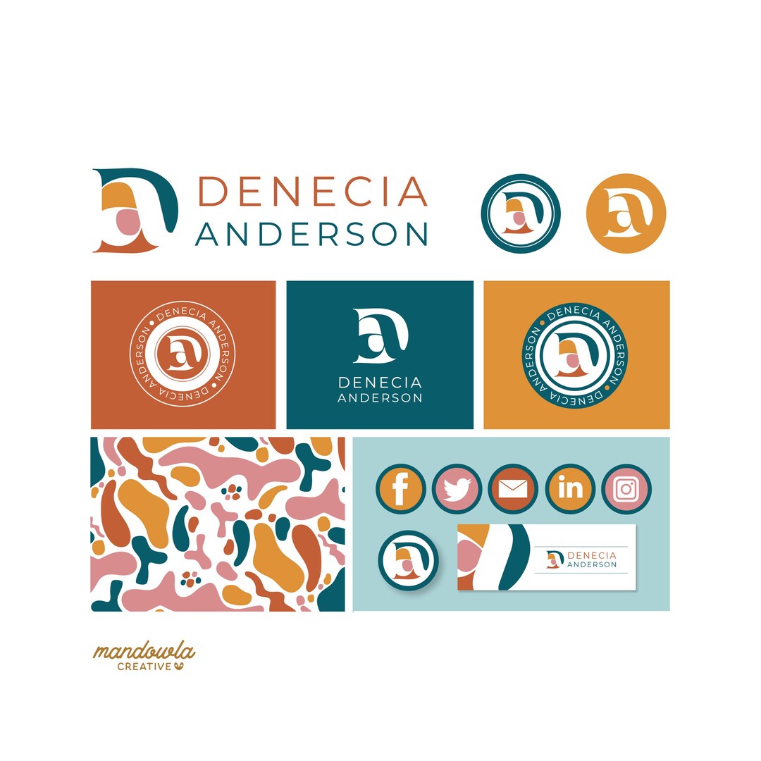 Startup Business Branding Kit With Social Media + Print Items, Full ...