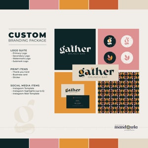 Professional Business Branding Kit | Social Media and Print | Logo Design Suite | Custom Business Card | Instagram Branding and Templates