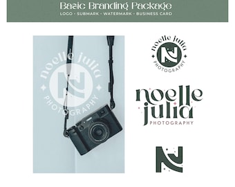 Essentials Branding Package: Custom Logo, Submark, Watermark, Business Card