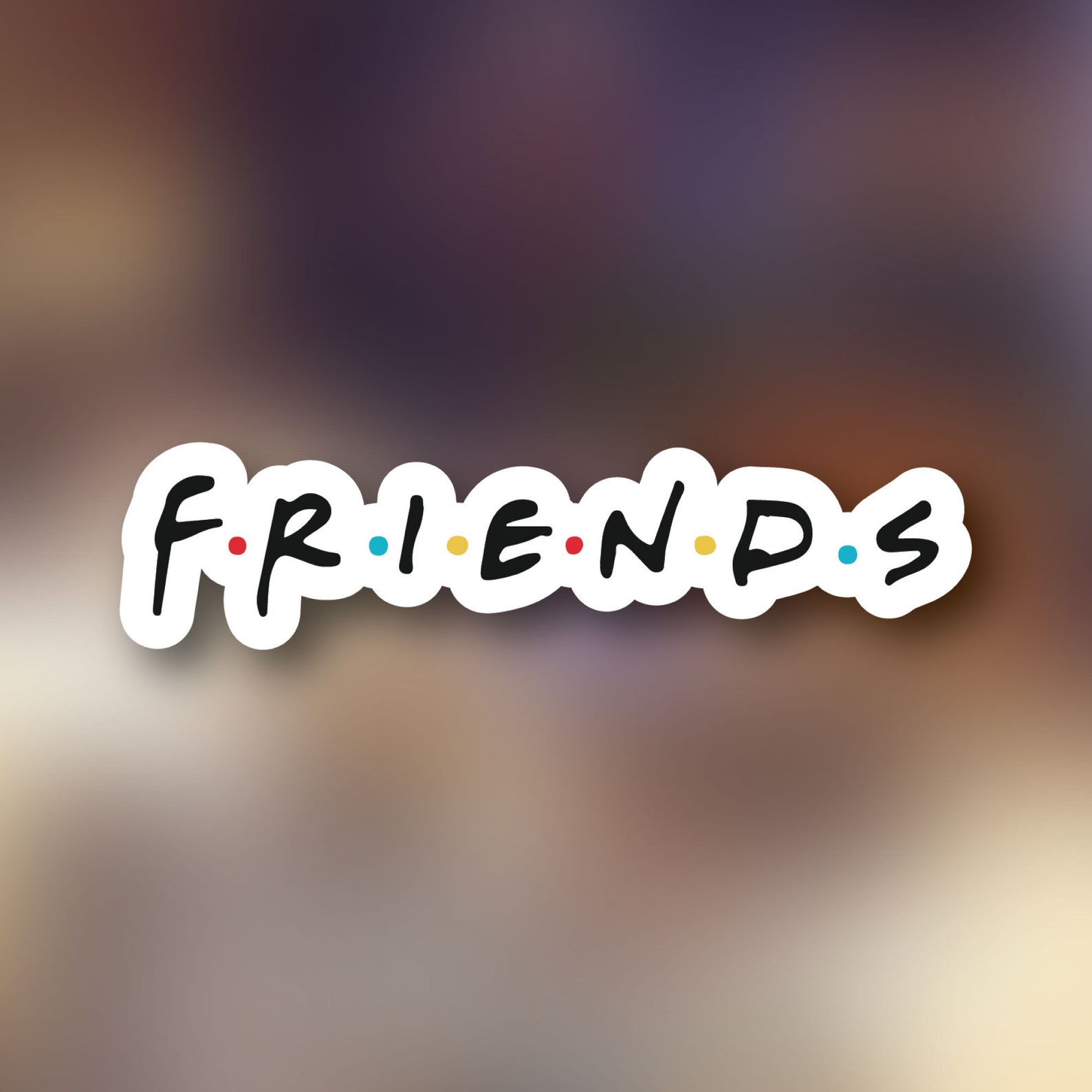 Друзья лого. Friends logo. Flat 4 friends