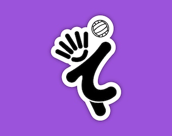 Volleyball HydroSticker