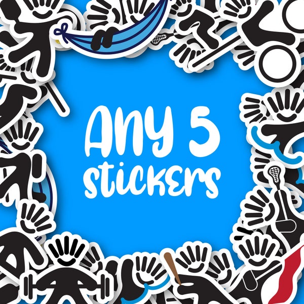 PICK ANY 5 STICKERS!! For laptops, Hydro Flasks, and more! - HydroStickersCO