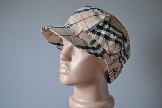 Burberry Beret Bucket Hat Nova Check 