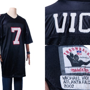 NFL Reebok Atlanta Falcons Michael Vick Authentic Jersey Size 54 Black  7
