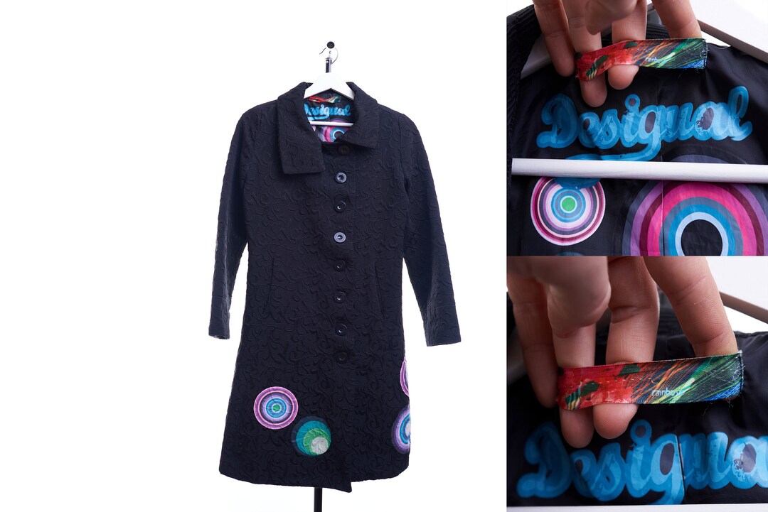 デシグアル コート ブラック 楽天市場】desigual コートの通販