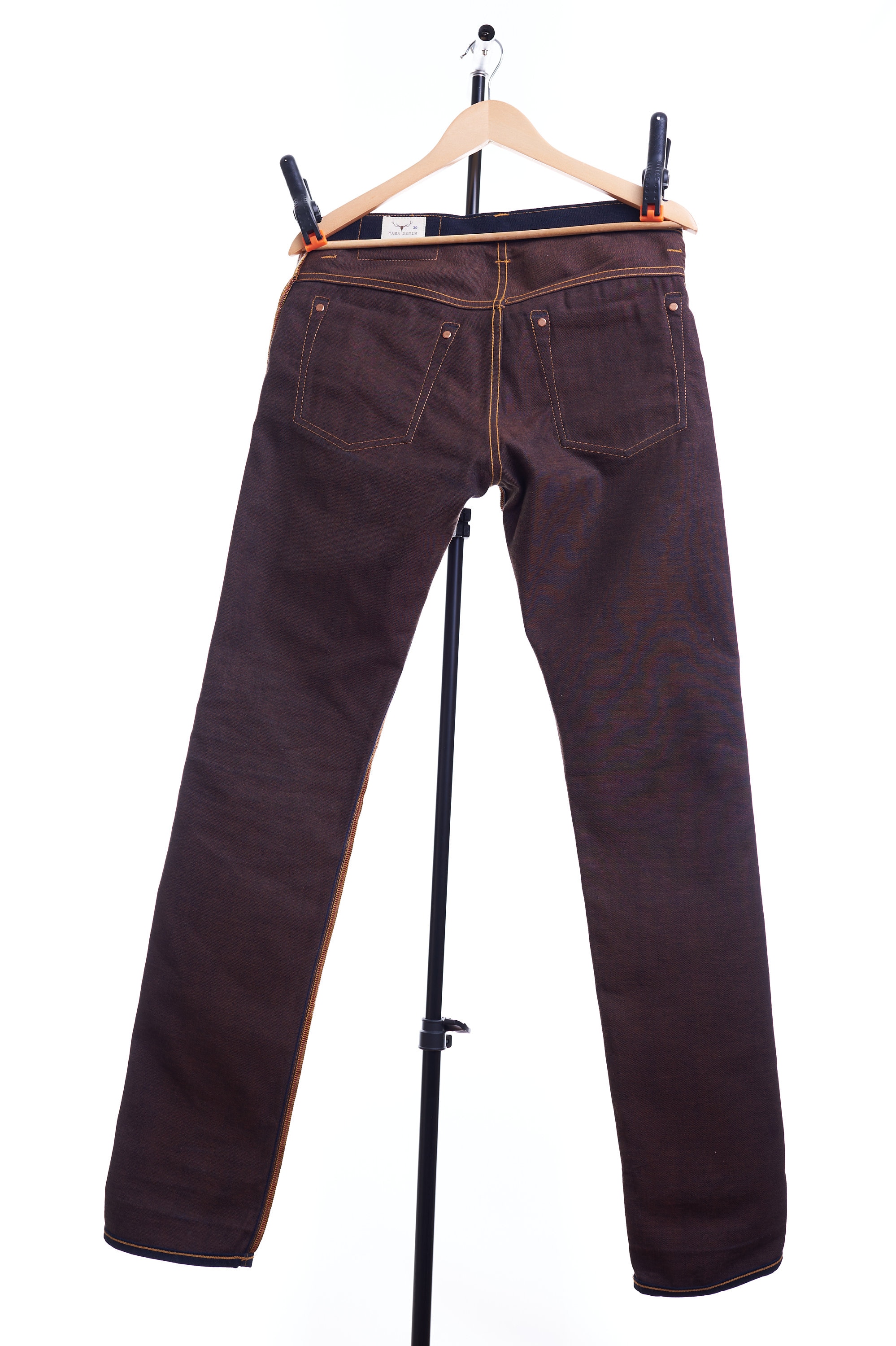 Nama Denim Selvedge Jeans, Herringbone Denim Fabric, Size 30 Nama Denim Selvedge Jeans, Herringbone Denim Fabric, Size 30