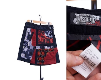 Desigual Mehrfarbiger Damen Rock Größe 38