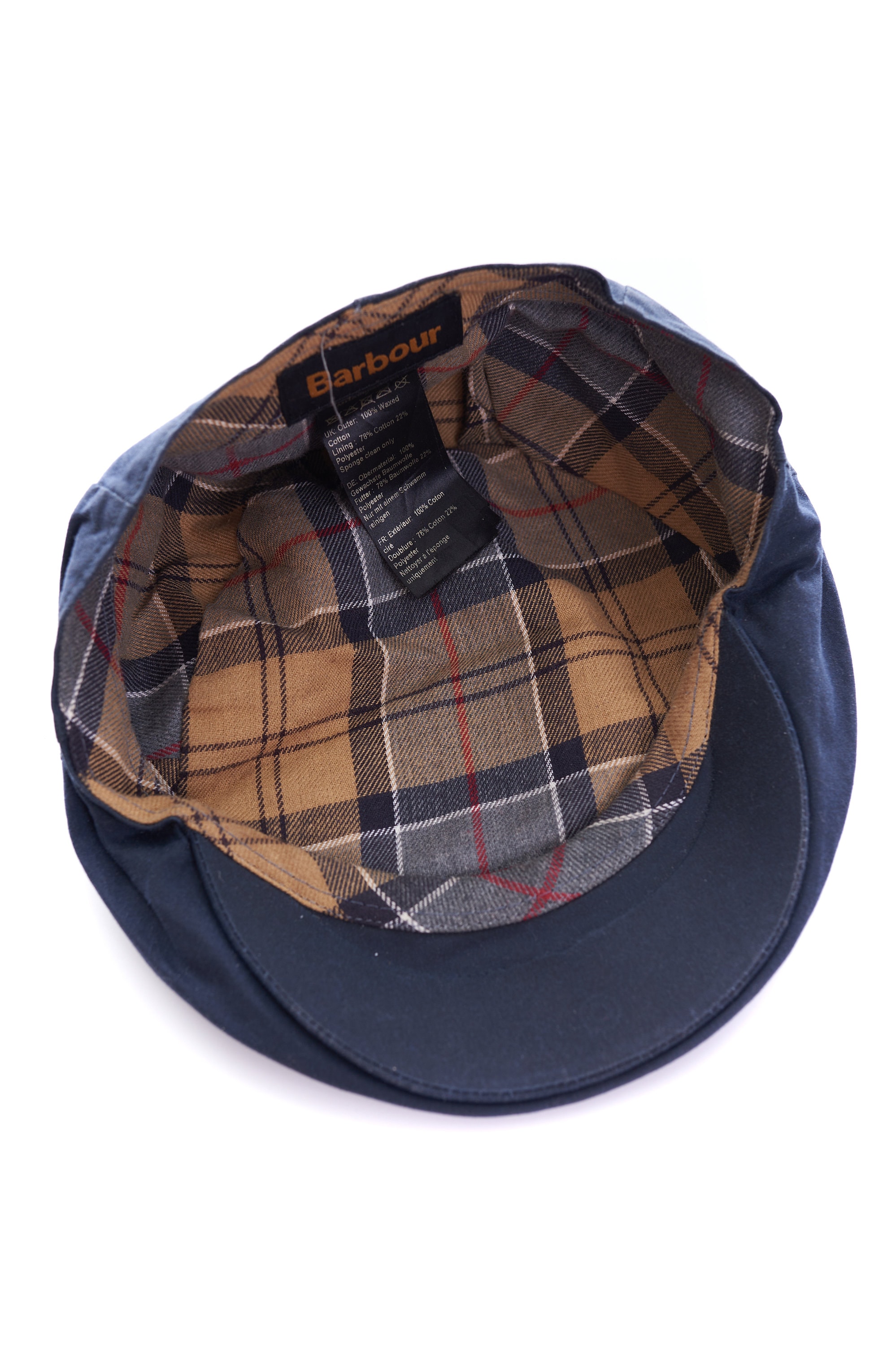 Mens barbour waxed flat cap cheap