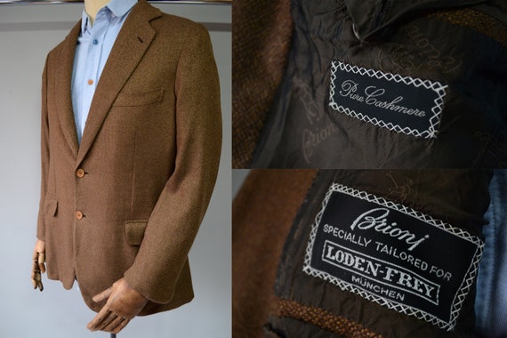Men's Brioni 'Nomentano' Suit Loden-Frey Pure Cash