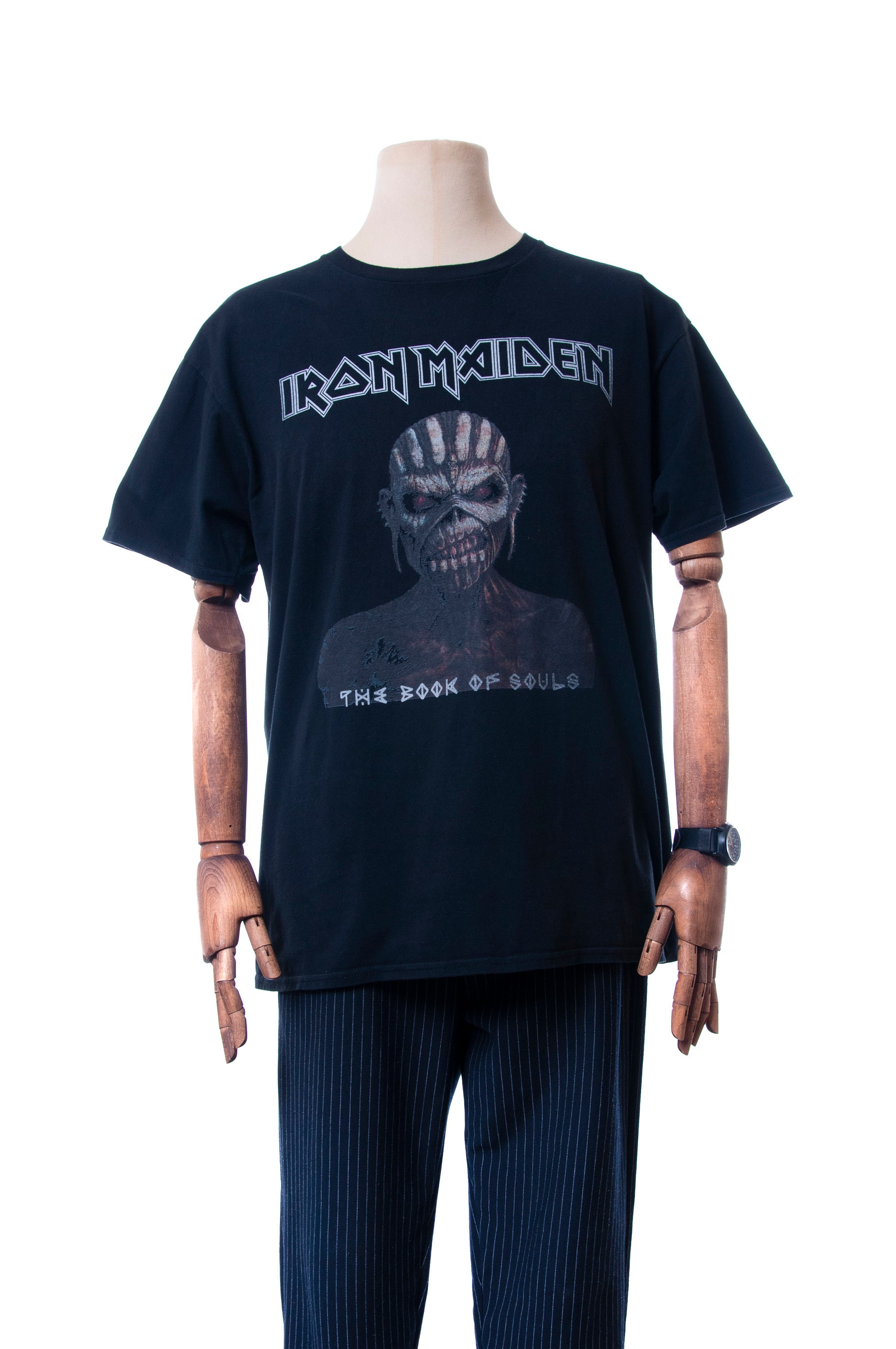 Men's Vintage IRON MAIDEN Black T Shirt Jacket Polo Rare Etsy