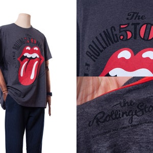 Men&#39;s The ROLLING STONE 50 Years Concert Gray Short Sleeve T-Shirt 2013