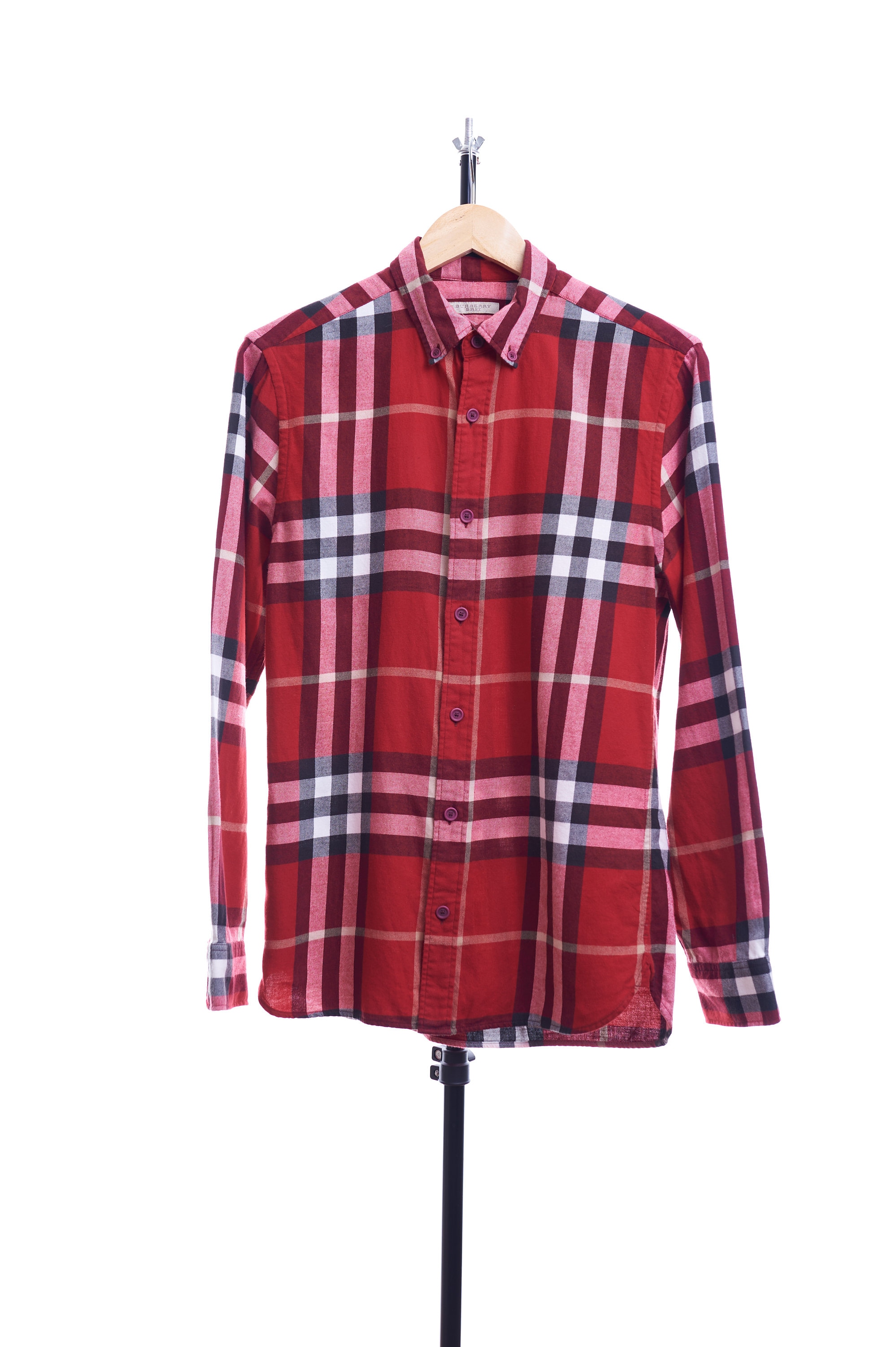 Buy Mens BURBERRY BRIT Button Down Long Sleeve Dress Shirt Size S