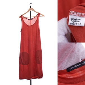 Gudrun Sjoden Lyocell Long Dress Size S (003) Orange