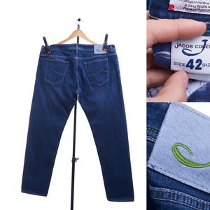 JACOB COHEN Denim Green Washed Faded Cotton Jeans Hombre Talla 32 Etsy Mexico