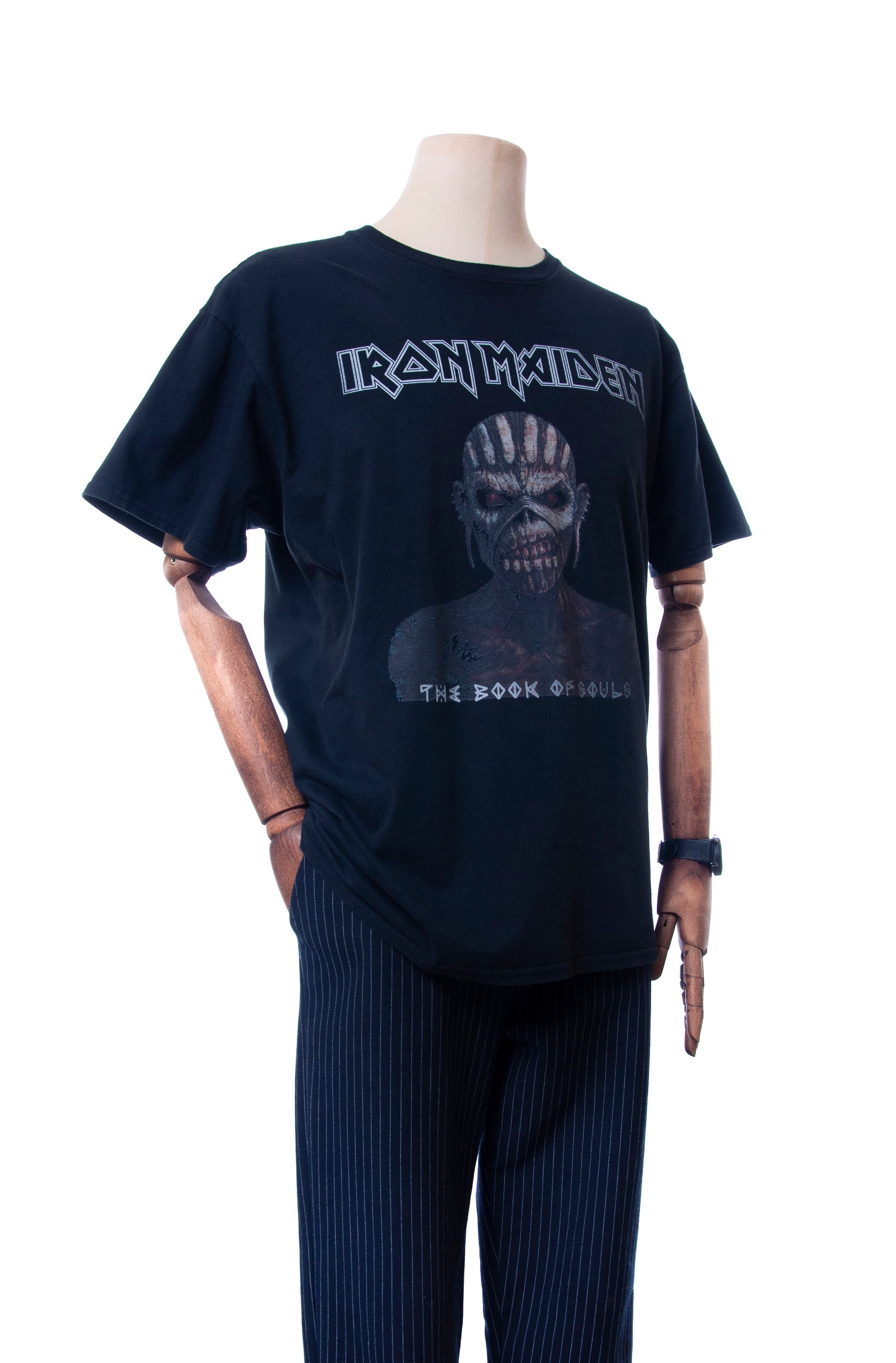 Men's Vintage IRON MAIDEN Black T Shirt Jacket Polo Rare Etsy