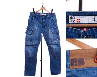 Engelbert Strauss Denim Work Wear Jeans - Pantalon cargo en jean EU 56 UK/USA 40R