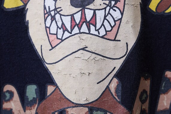 Cravate Vintage Warner Bros Taz (Tasmanian Devil) - Modèle Looney Tunes 1998, Occasion Comme Neuve