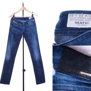 Diesel Matic 008W8 Matic Denim Pants Stretch Slim Size W26 L32