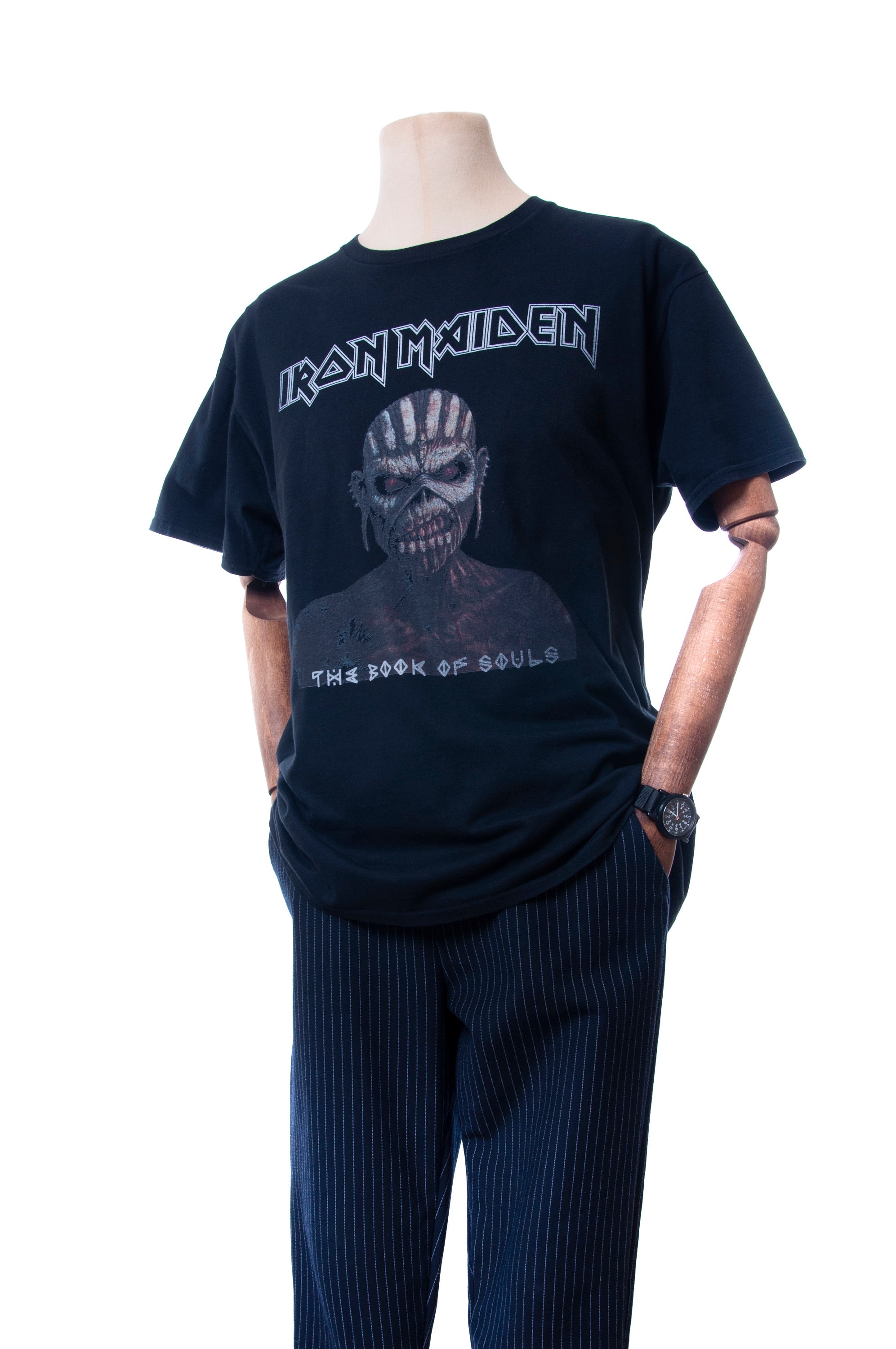 Men's Vintage IRON MAIDEN Black T Shirt Jacket Polo Rare Etsy