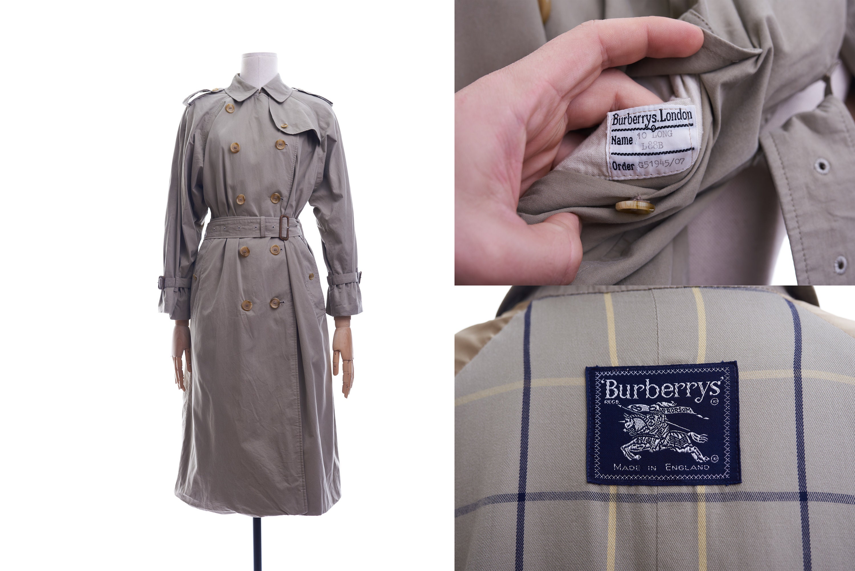 Burberry Sport Coat Etsy Ireland