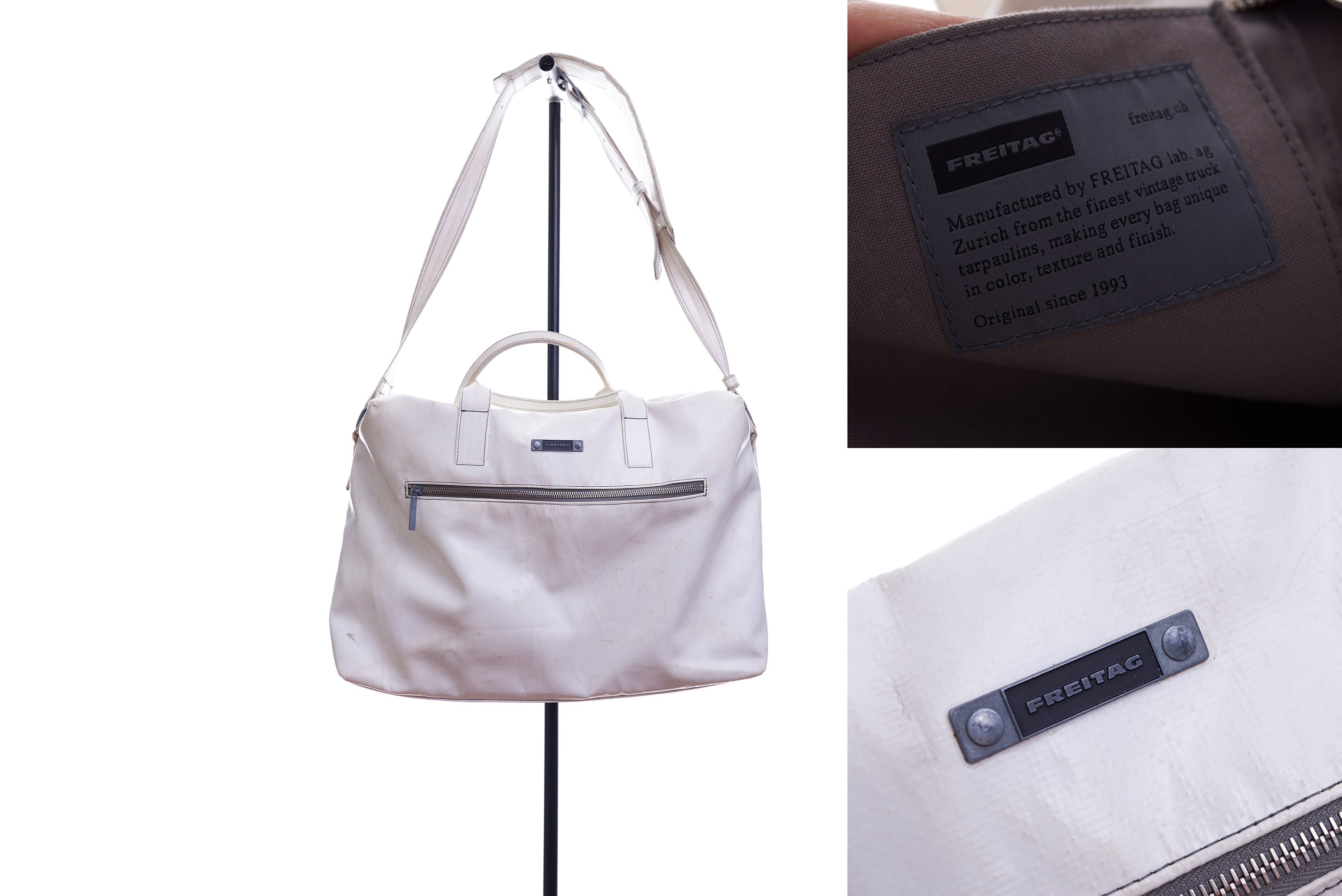 Zaino Borse Simili Freitag FREITAG Borsa Serie Recycling White Big