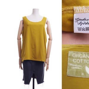 Gudrun Sjoden Organic Cotton Elastane Dress Blouse Size XL
