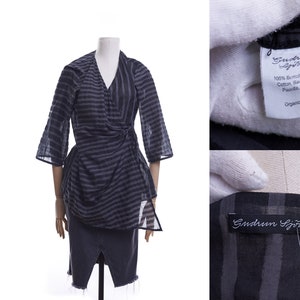 Gudrun Sjoden Organic Cotton Butterfly Long Dress Size S