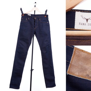 Nama Denim Selvedge Jeans, Herringbone Denim Fabric, Size 30 Japanese Brand