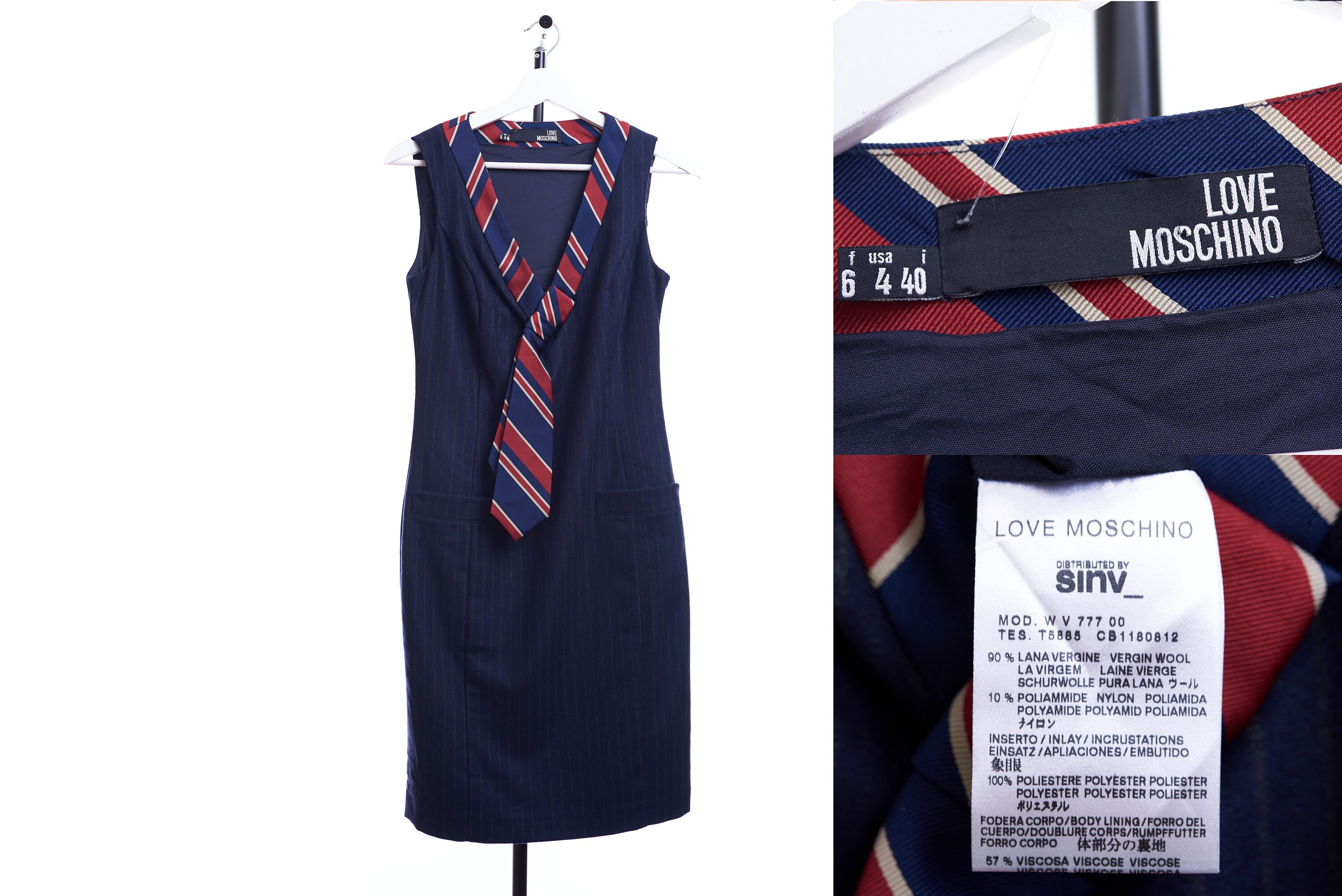 【送料&関税込】Moschino Virgin Wool Dress Moschino Virgin Wool Midi Dress | Black | FARFETCH JO