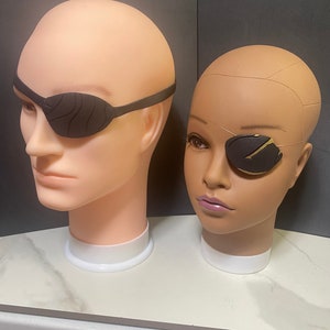 Thor EyePatch, Black or Gold. RIGHT/LEFT Eye, Surgery, lazy eye, Cosplay, EVA Foam, wear: Clear Strap or 1/4” Foam Strap or “eye adhesive”.