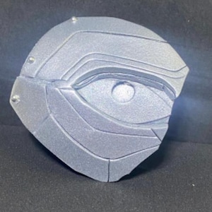 EVA FOAM, Eyepatch Kano, Android Bionischer Cyborg Roboter,combat: Limited “Seeing” oder LED Light. In Silber gemalt, oder schreiben Sie mir eine Nachricht für individuelle Farben