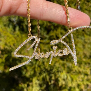 Fabulous Custom Made 3D Name Pendant 