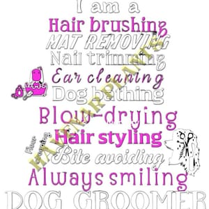 DOG GROOMER PNG
