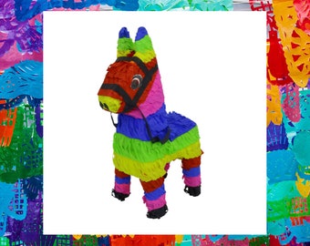 Mini Donkey Pinata (3-Pack) - Handmade in Mexico
