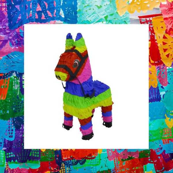 Mini Donkey Pinata (3-Pack) - Handmade in Mexico
