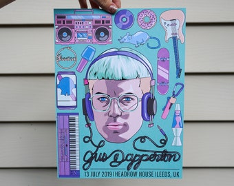 Gus Dapperton 9x12" Gig Poster