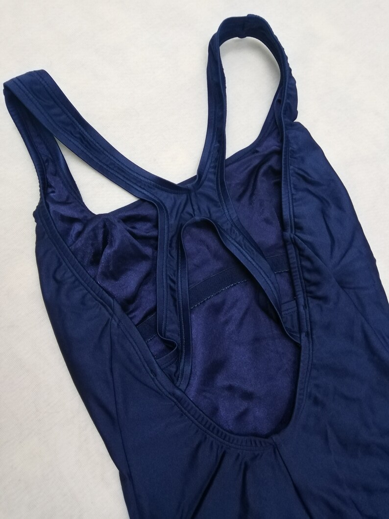 90s VTG Speedo Swimsuit One-Piece Navy Size 8 / 34 inch | Etsy