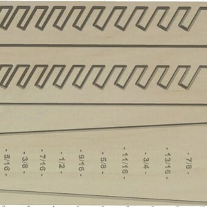 Universal CNC SVG digital file for Wrench Organizer / SAE and Metric Included / x Carve, Shapeoko, Onefinity