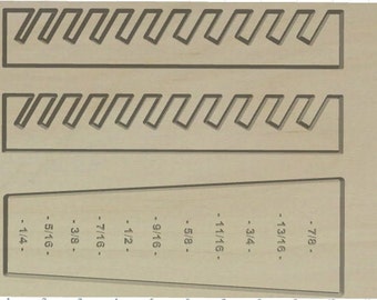 CNC Wrench Organizer SVG: SAE and Metric Sizes (Digital File)