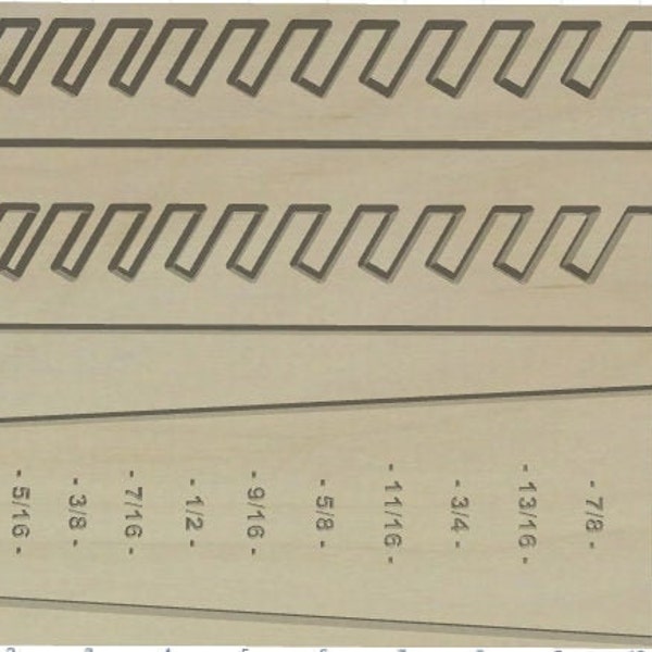 Universal CNC SVG digital file for Wrench Organizer / SAE and Metric Included / x Carve, Shapeoko, Onefinity