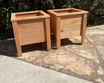 Planos para jardinera de cedro / Proyecto de carpintería para principiantes (PDF)