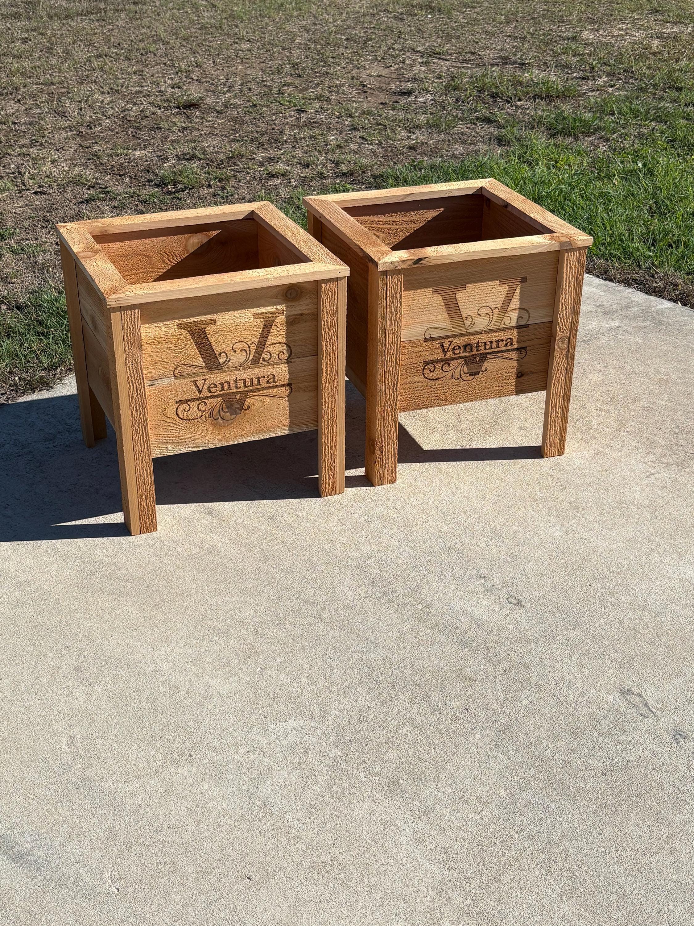 Cedar Planter Box Plans | DIY Beginner Woodworking Project (PDF) - Etsy