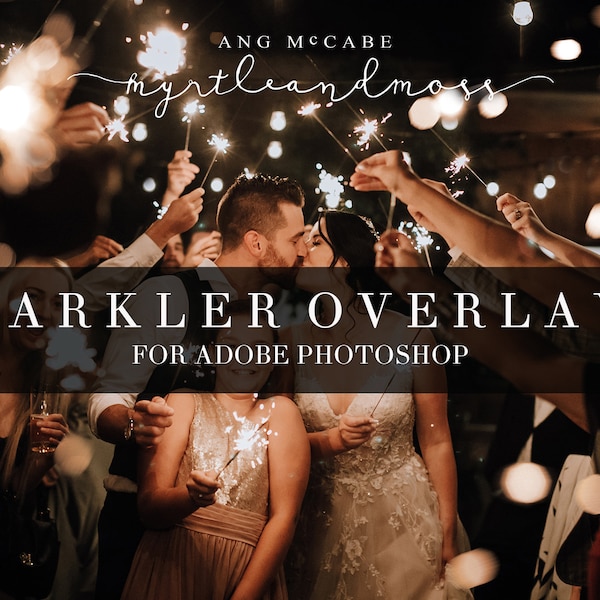 Sparkler Overlays for Photoshop