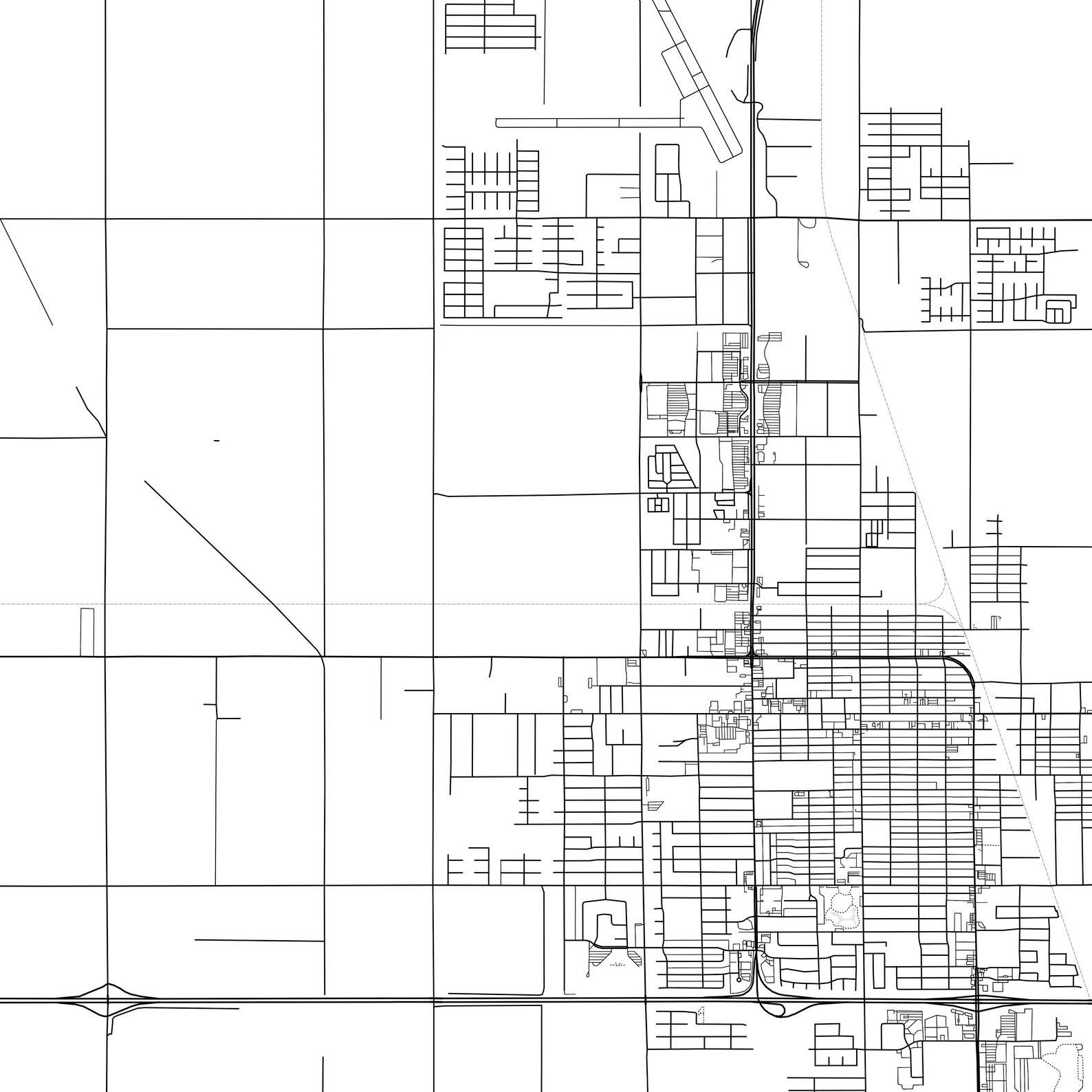 El Centro Map Print, El Centro Map Poster Wall Art, Ca City Map, California Print Street Map