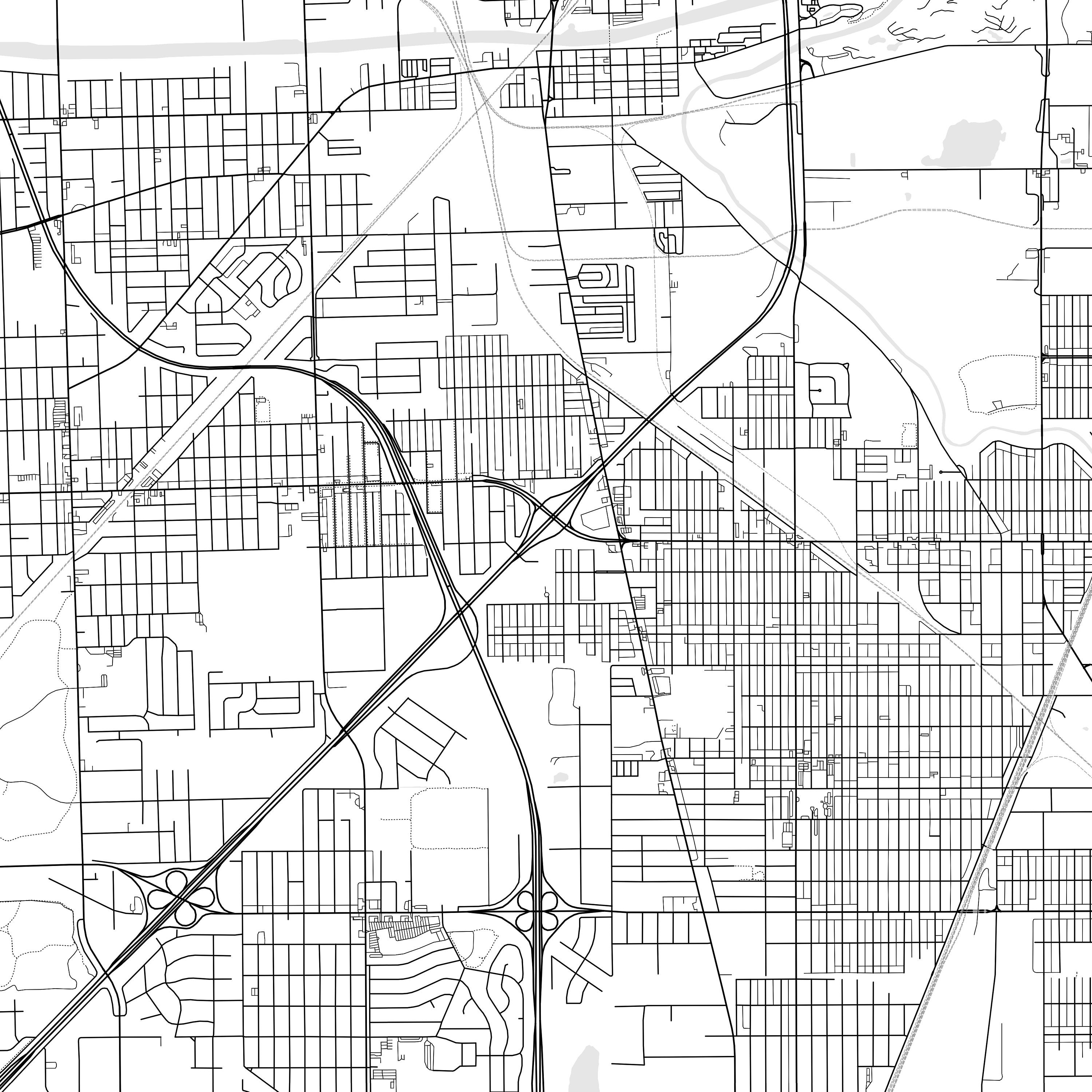 Harvey Mapa Impresión Harvey Mapa Cartel Wall Art Il City Etsy
