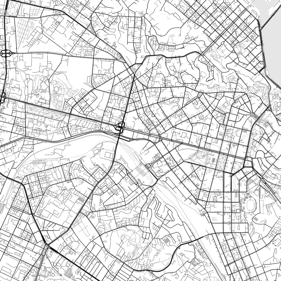 Kiev Map Print Kiev Map Poster Wall Art Kiev City Map Kiev - Etsy